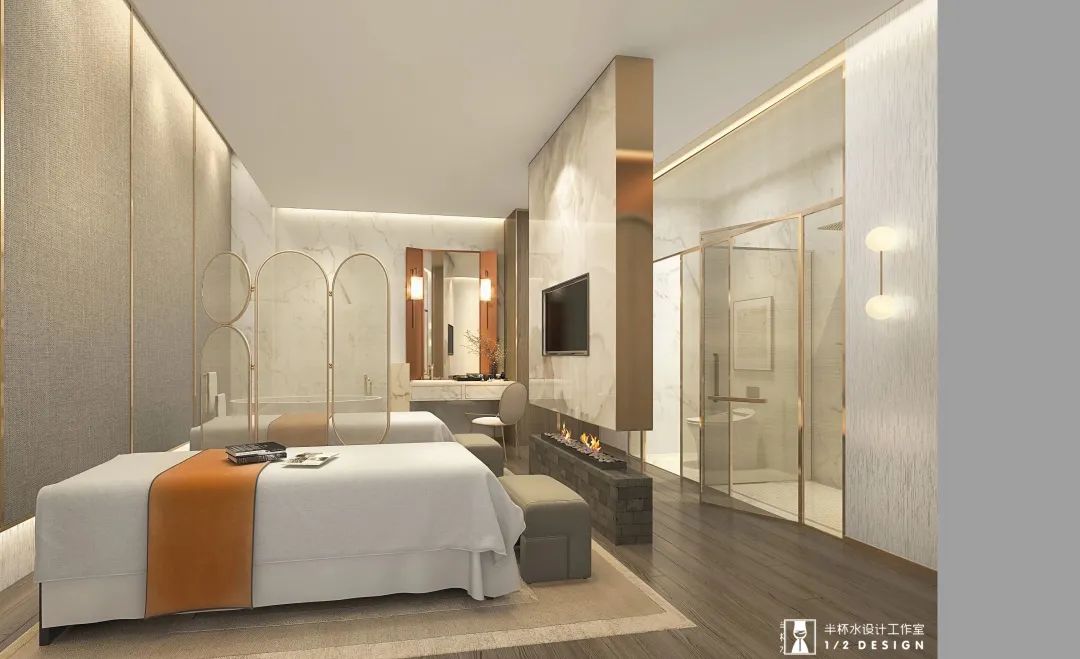 美容理发店精致设计丨半杯水工作室-65