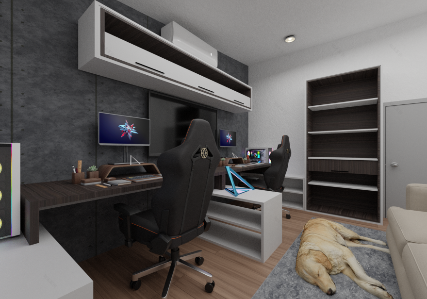 Modern Home Office / Studio-2