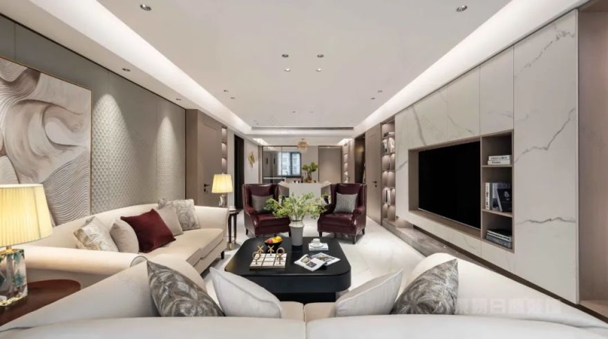 185㎡现代轻奢风大平层,万象诗意,芳菲如画-32