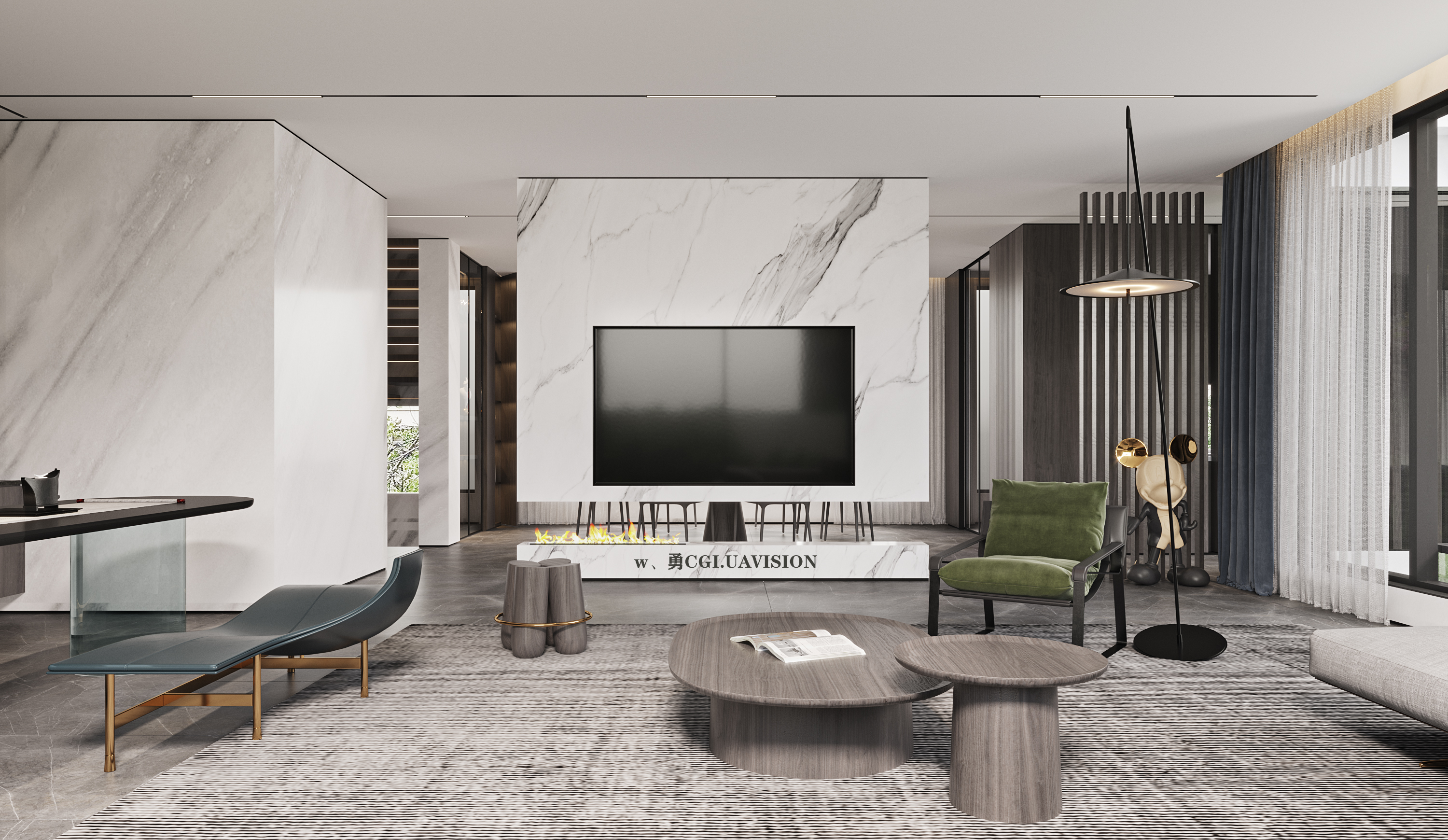 现代风格家居设计，CR 渲染器与 PSCC 的完美结合-1