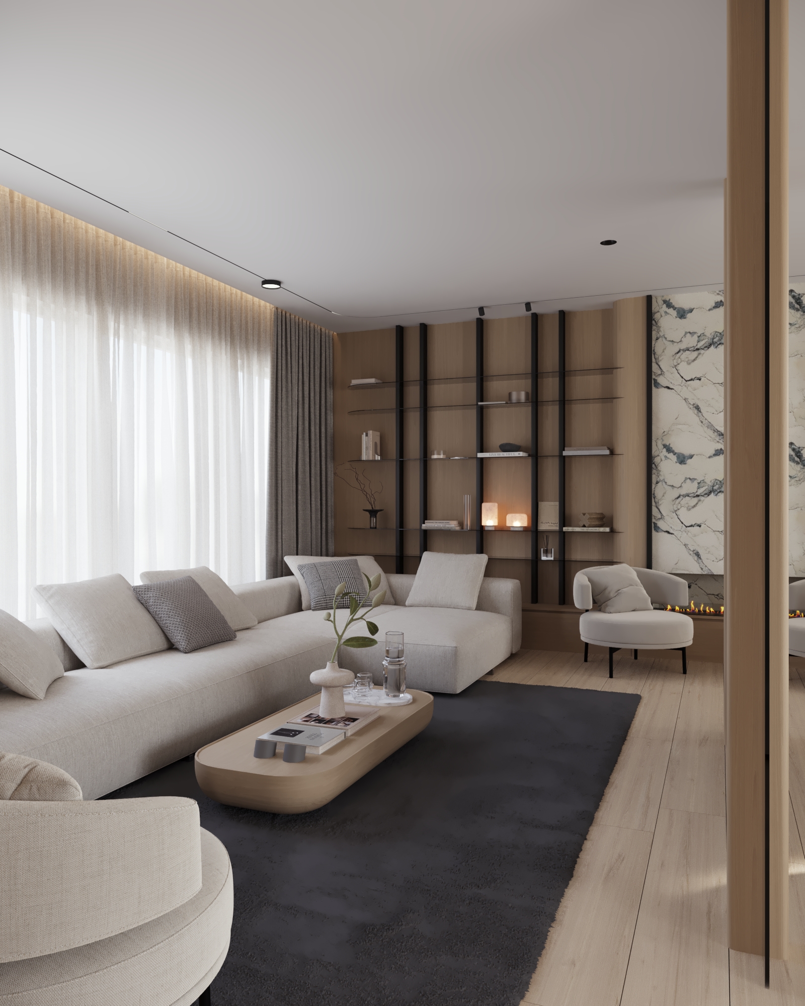 Modern Apartment – 3D Interior Visualization-1