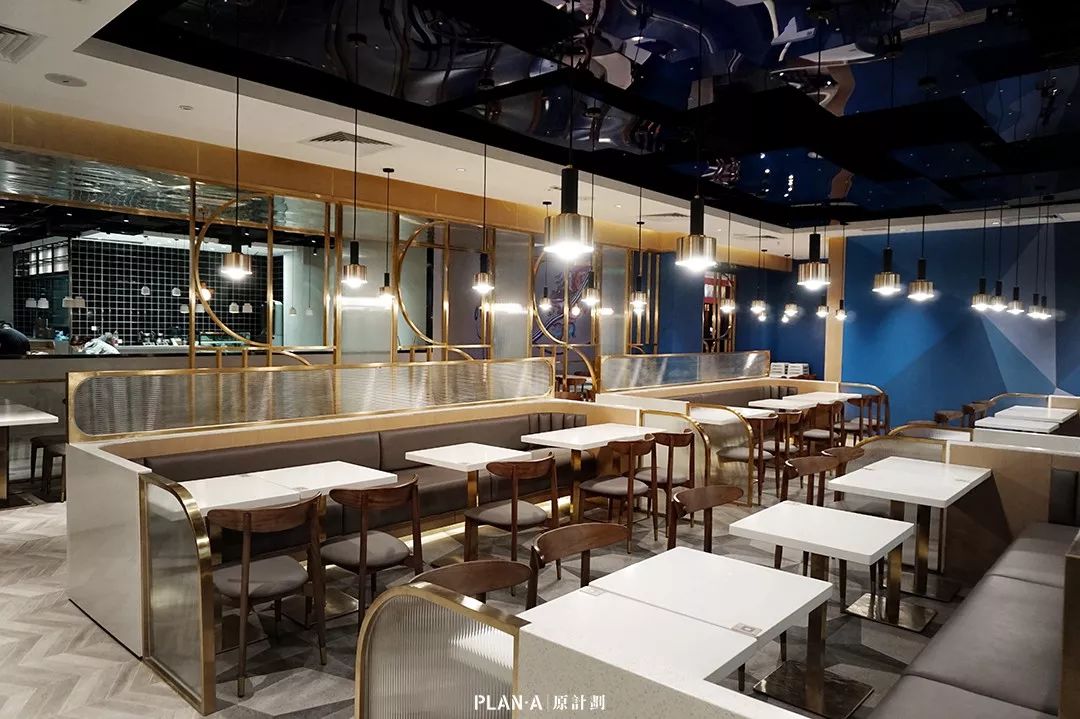 广州美林 M·LIVE 天地“点港点造”餐厅,蓝色主调展现创新精神-38