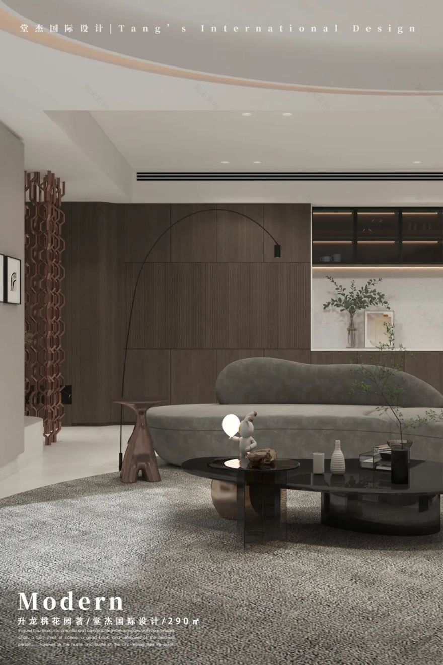 现代简约升龙桃花园著别墅丨中国南京丨堂杰国际设计-45