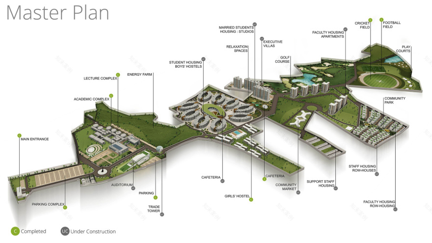 沃克森商学院 | 绿色环保的无障碍校园设计-55