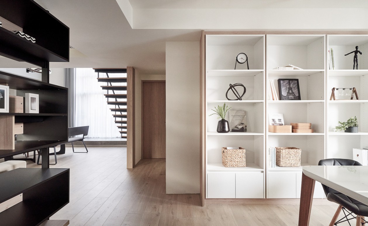 充沛日光现代楼中楼翻新-8