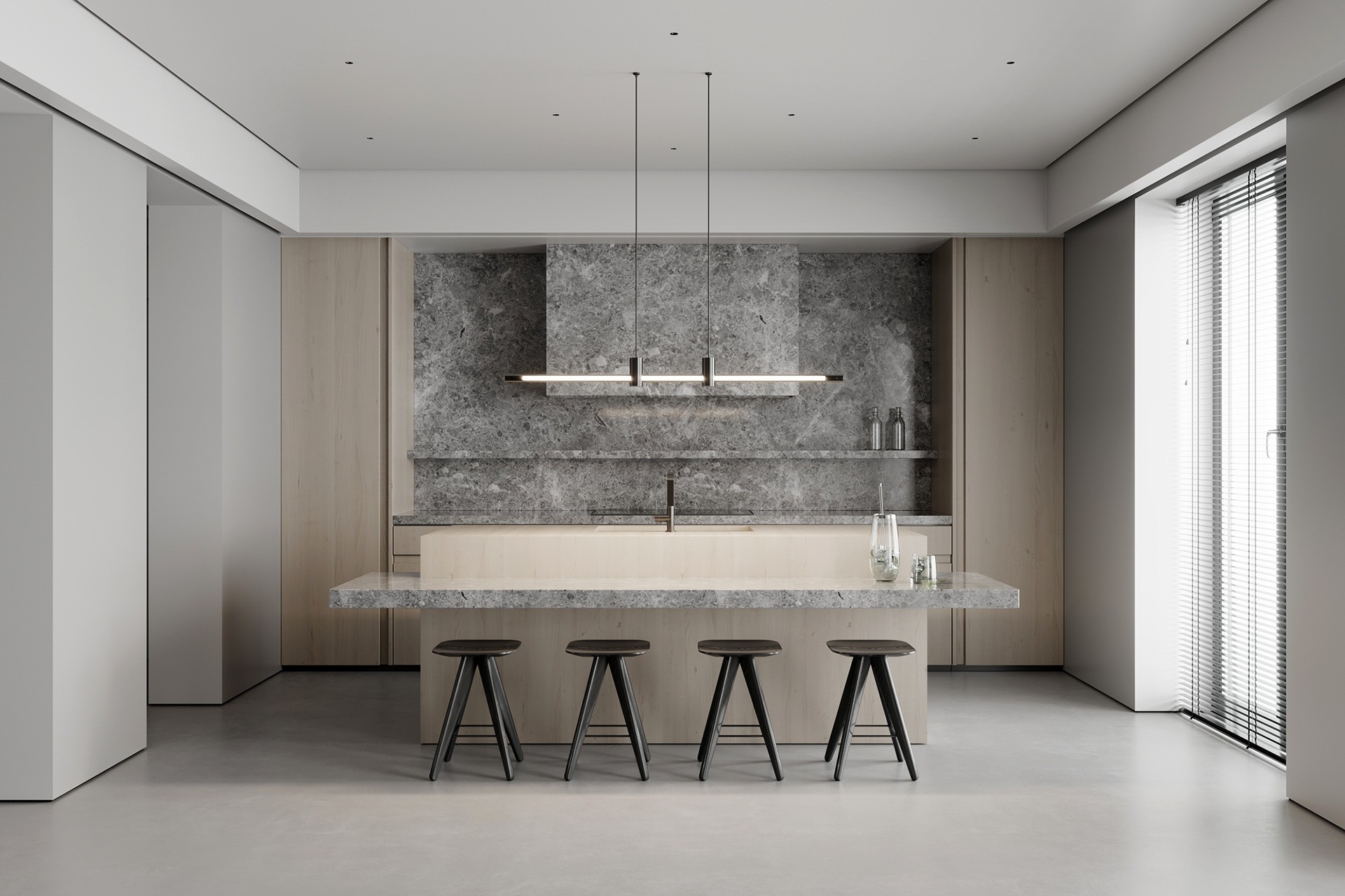 极简风住宅设计 超有设计感！-12