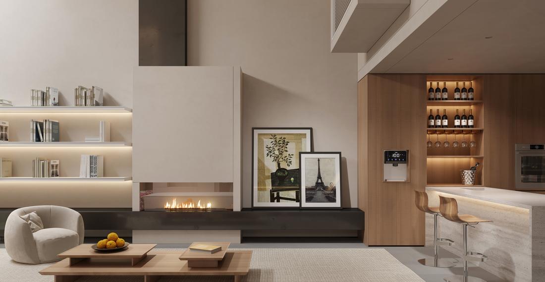 现代简约风尚地下室设计-16