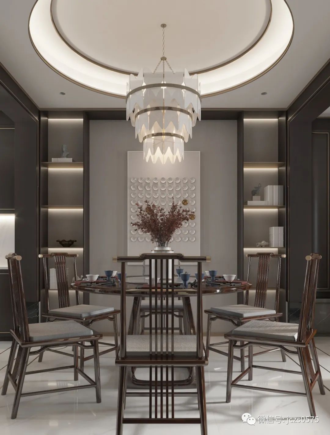 绍兴景瑞尚府 | 东方情怀的室内设计演绎-41