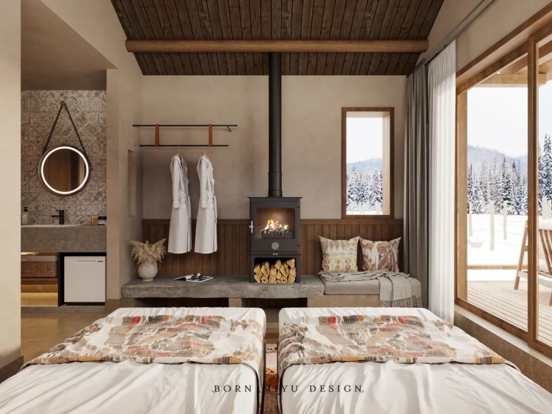 新疆民宿 融于自然的野奢木屋丨中国新疆丨博仁设计-21