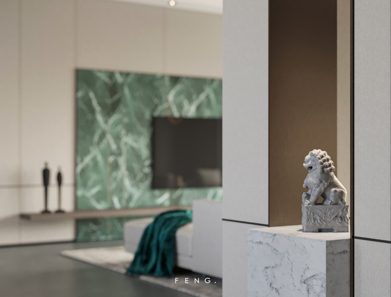 现代中式·总裁府邸 · 卓越海畔山复式样板房丨中国中山丨锋 FENG.-1