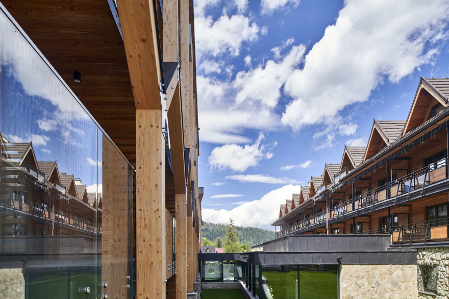 波兰 Zakopane 山岳公寓度假胜地丨Karpiel Steindel Architektura-30