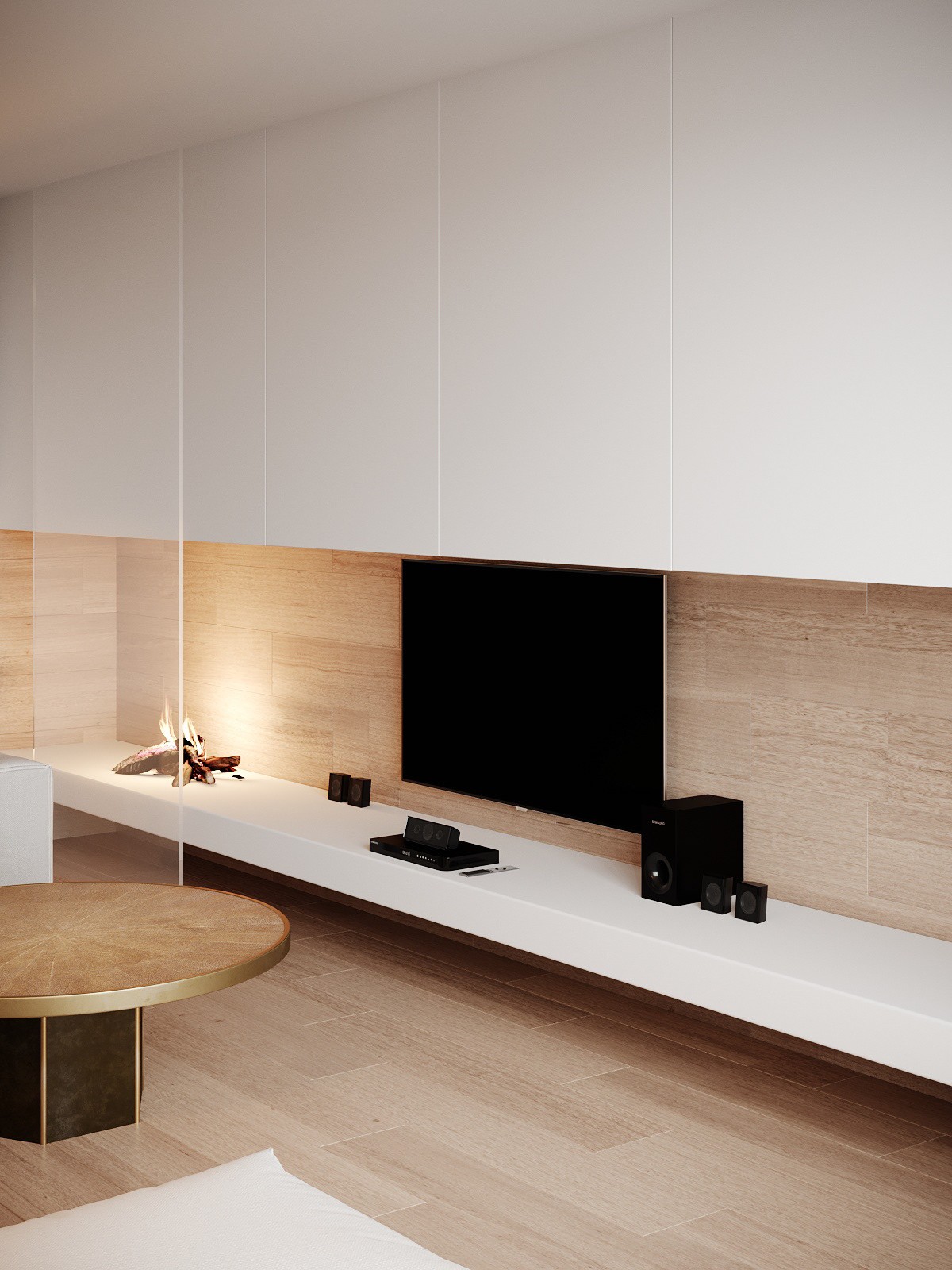 120m²现代风住宅，高级灰与木色的经典搭配-9