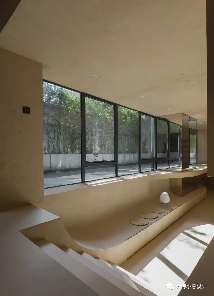 上海 70 平米办公室,竹影摇曳的“空”与“土”-23