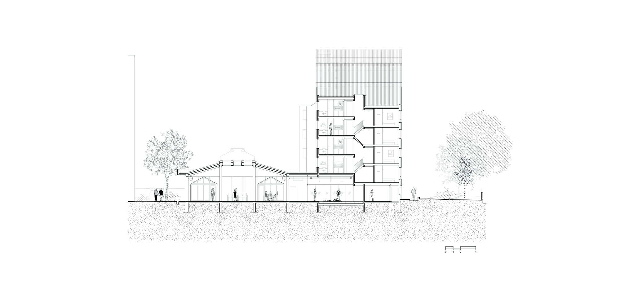塞尔吉学生宿舍丨法国丨graal architecture-59