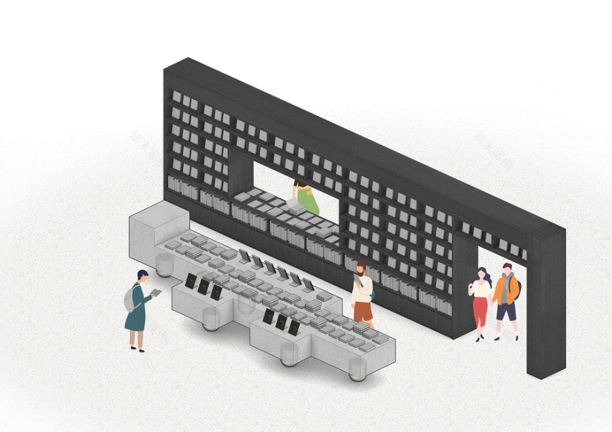 佛山单向空间 · 知识妖怪与社区客厅的共生设计丨中国佛山丨一十一建筑-36