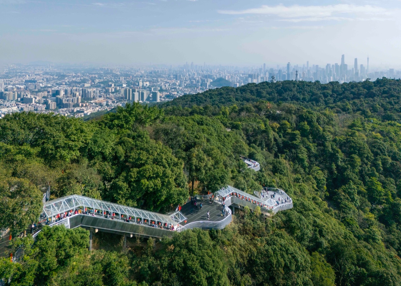 广州白云山摩星岭观光扶梯及栈道丨中国广州丨华南理工大学建筑设计研究院等-3