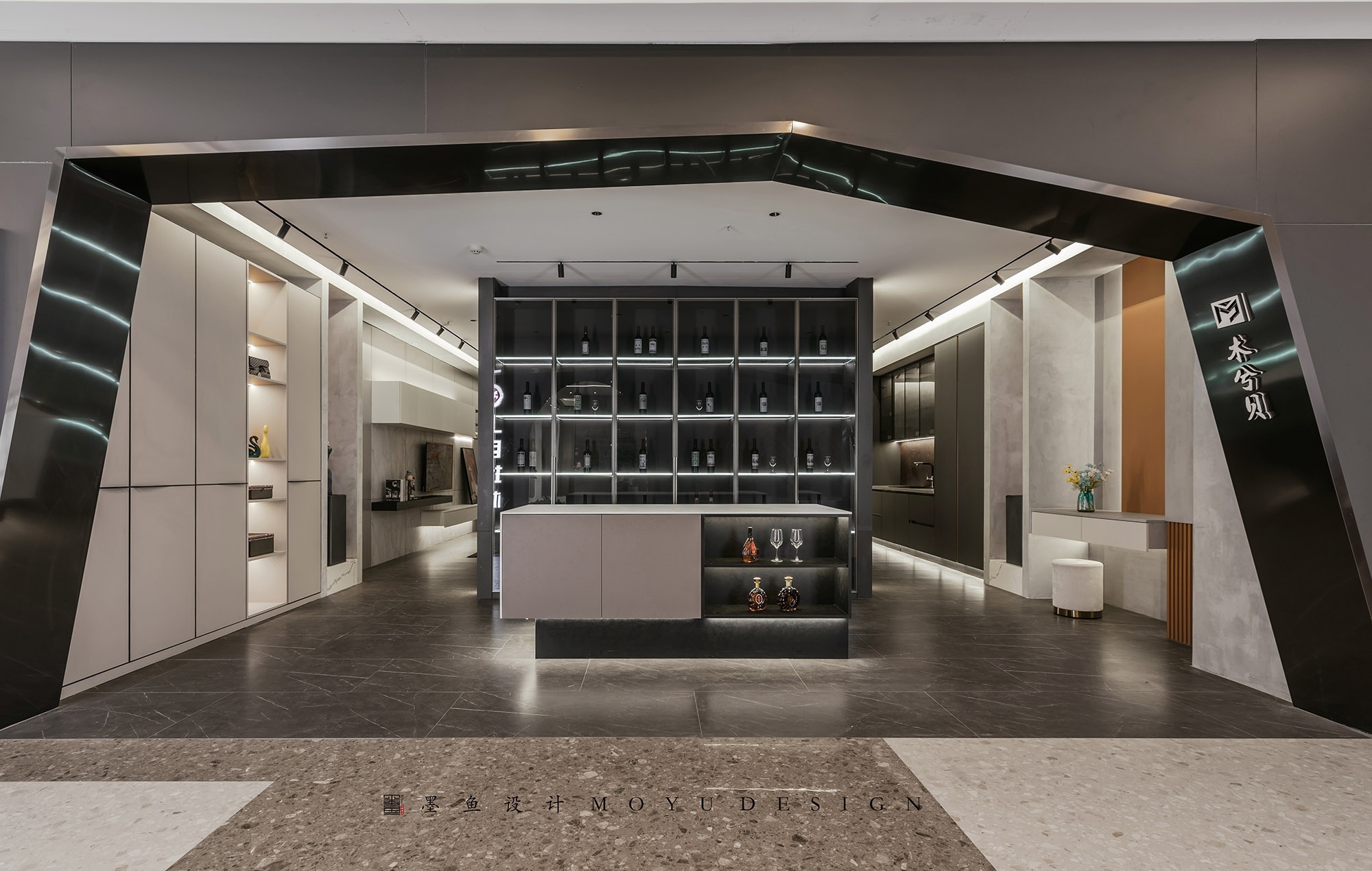 木兮贝全屋定制展厅丨墨鱼空间设计-5