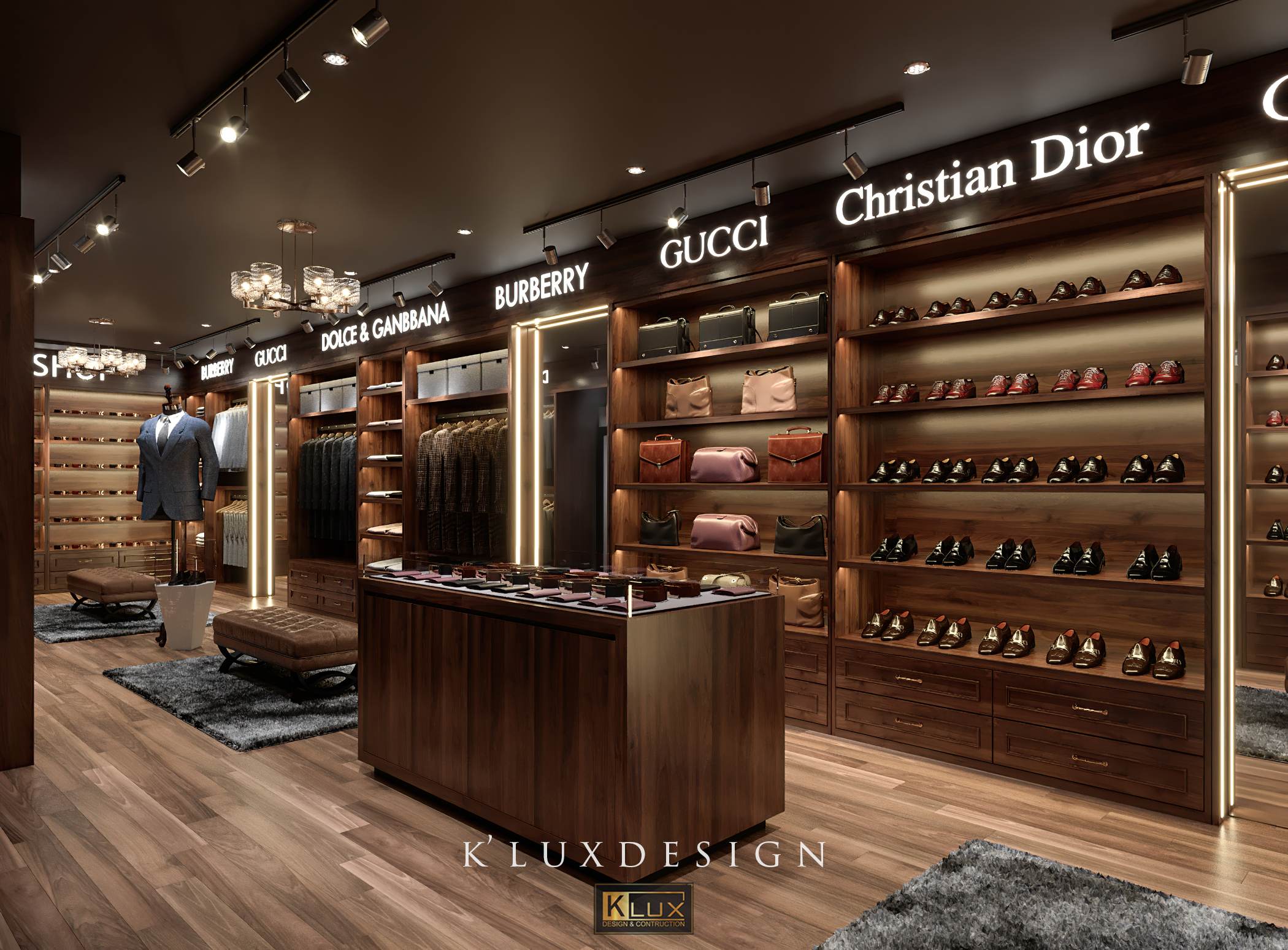 男士时尚店丨越南河内丨K'lux design-8