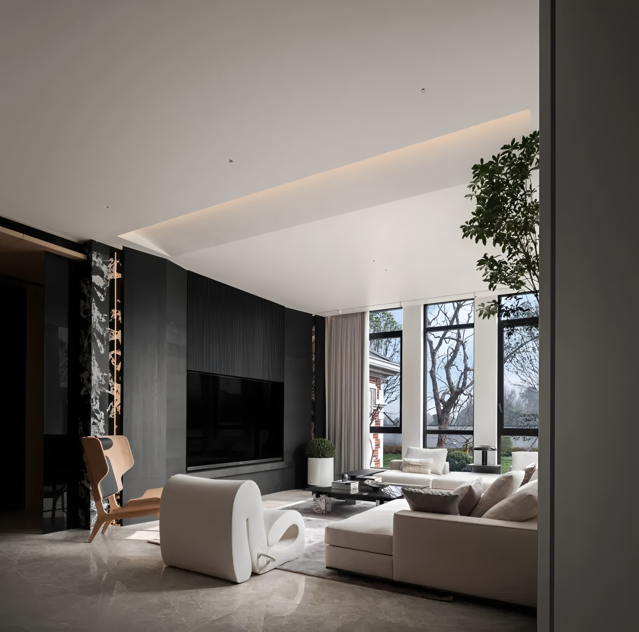 长沙绿城青竹园揽秀园1200㎡丨中国长沙丨山乙设计-12