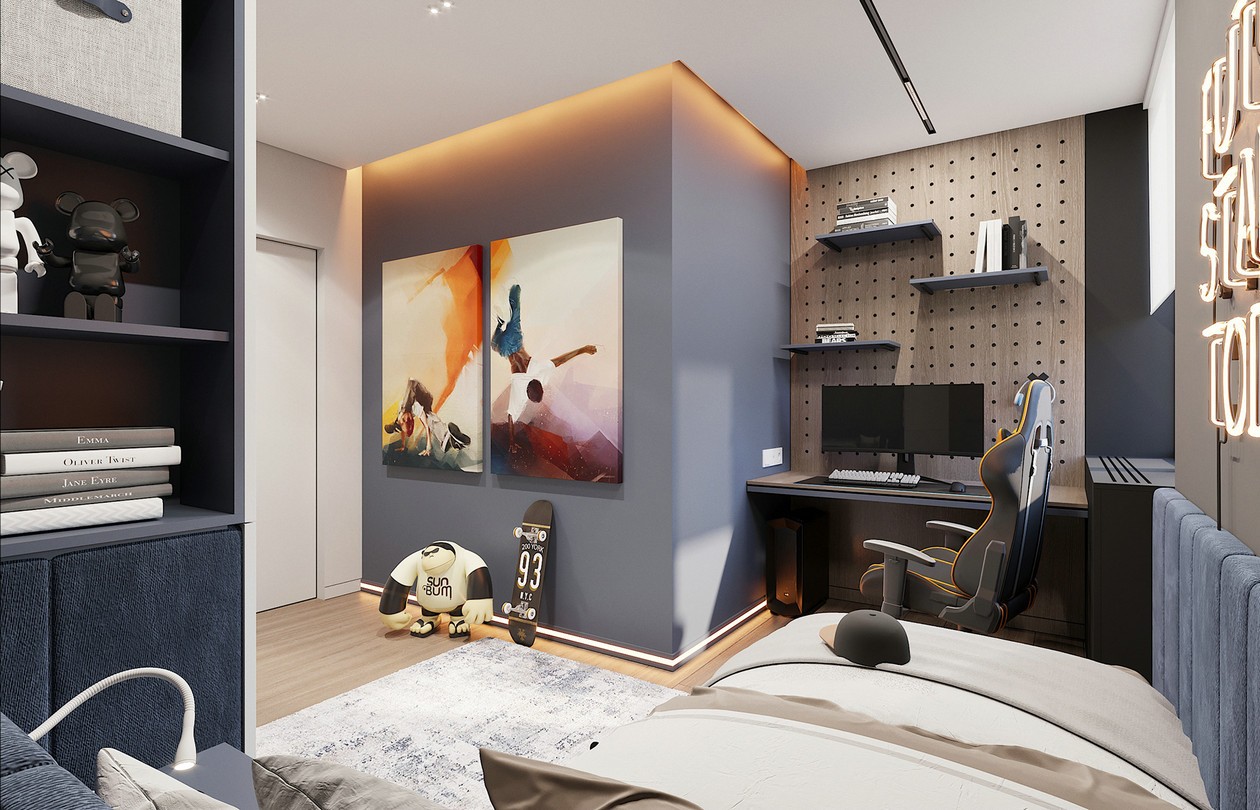 乌克兰小空间公寓设计 极致舒适的家！-9