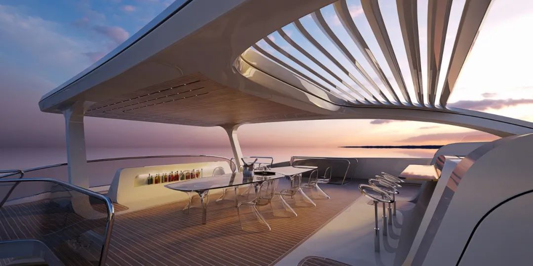 Oneiric 双体船概念船丨意大利丨扎哈·哈迪德建筑事务所-49