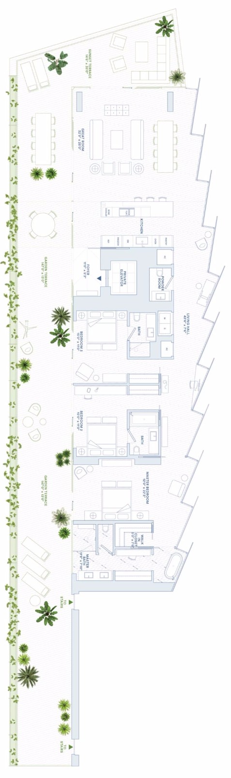 让努维尔设计的海滨公寓，1000平米的顶层复式，售价不到8千万-65