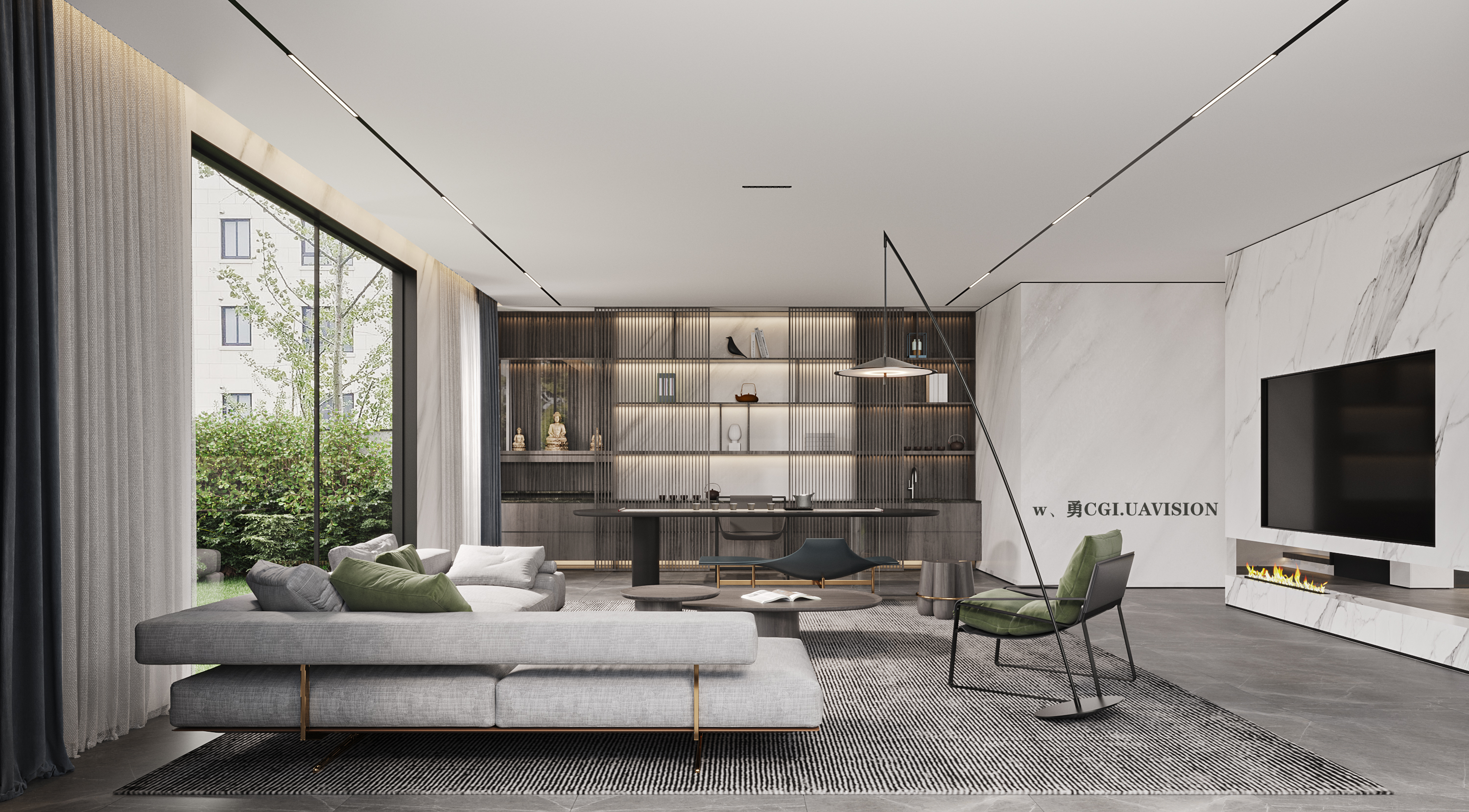 现代风格家居设计，CR 渲染器与 PSCC 的完美结合-6