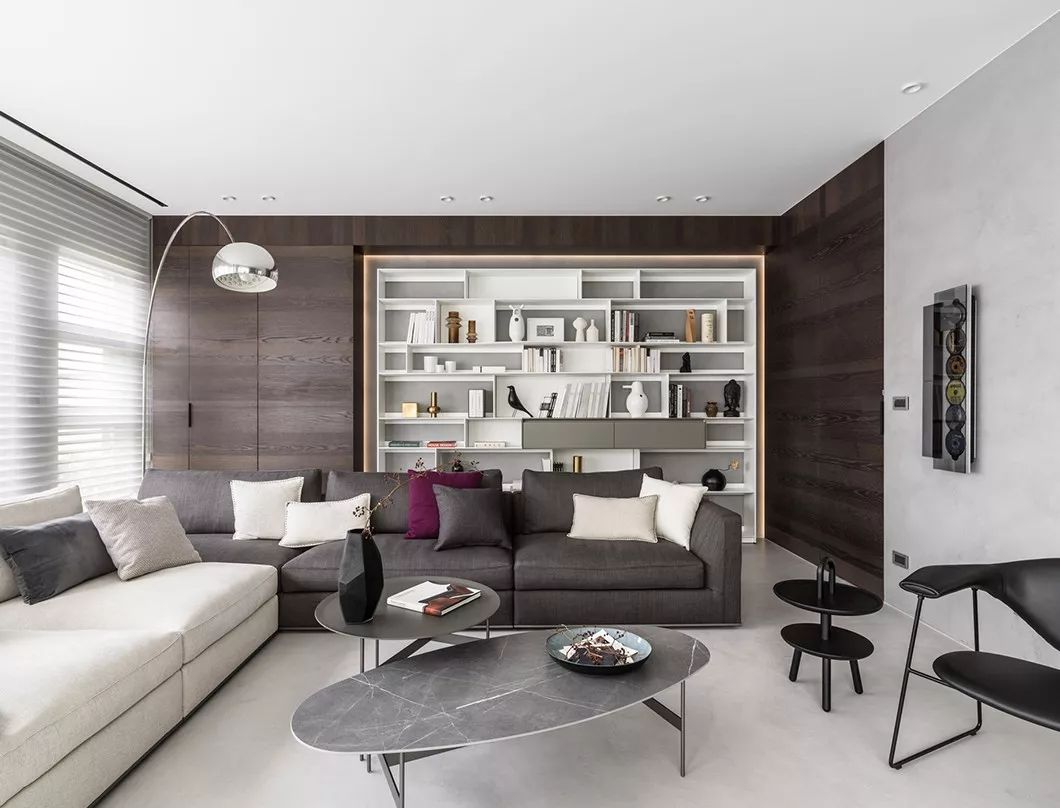 110 坪四层别墅，极简线条与自然元素共融-17