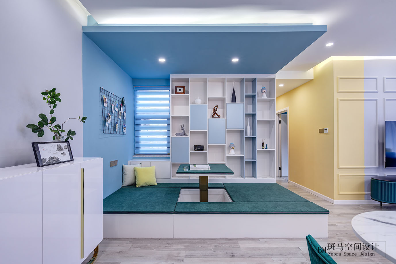 马卡龙色的浪漫空间 | 深圳庐峰翠苑 120 平方少女心设计-16