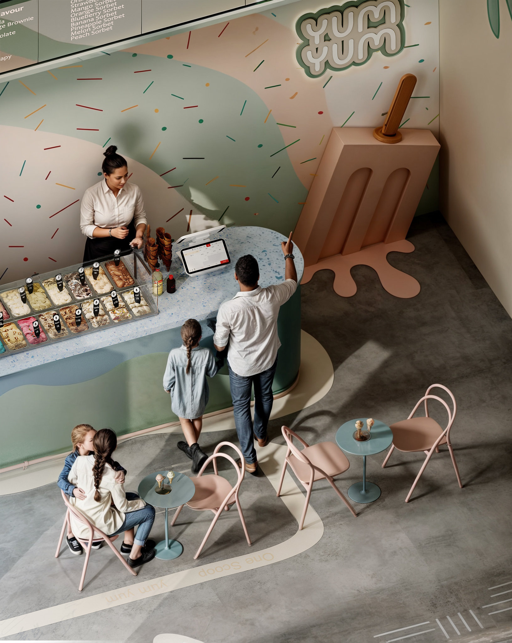 yum yum·冰淇淋店丨意大利丨A  Plus Studio-4