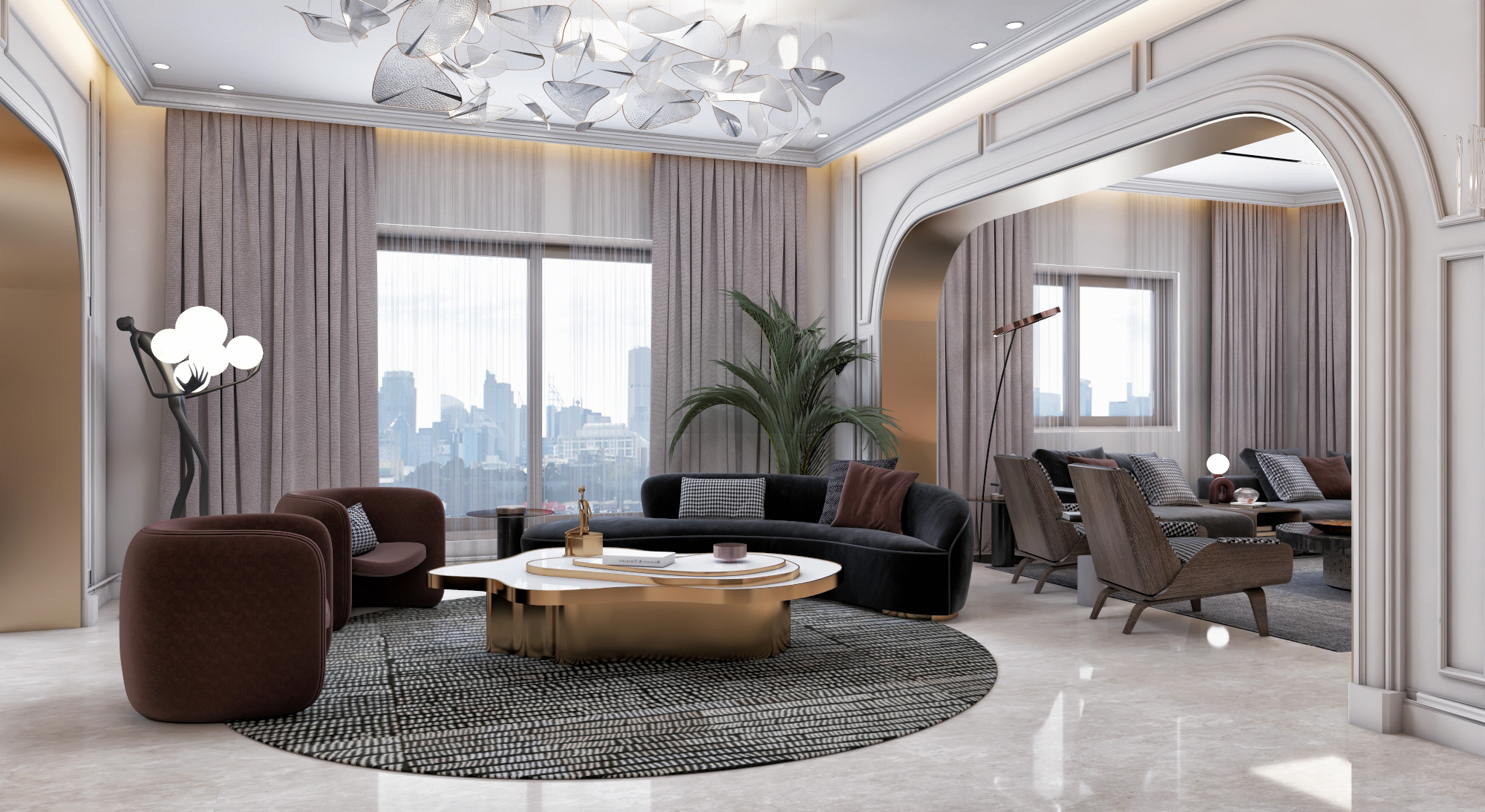 luxury Duplex design- Uptown Cairo-3