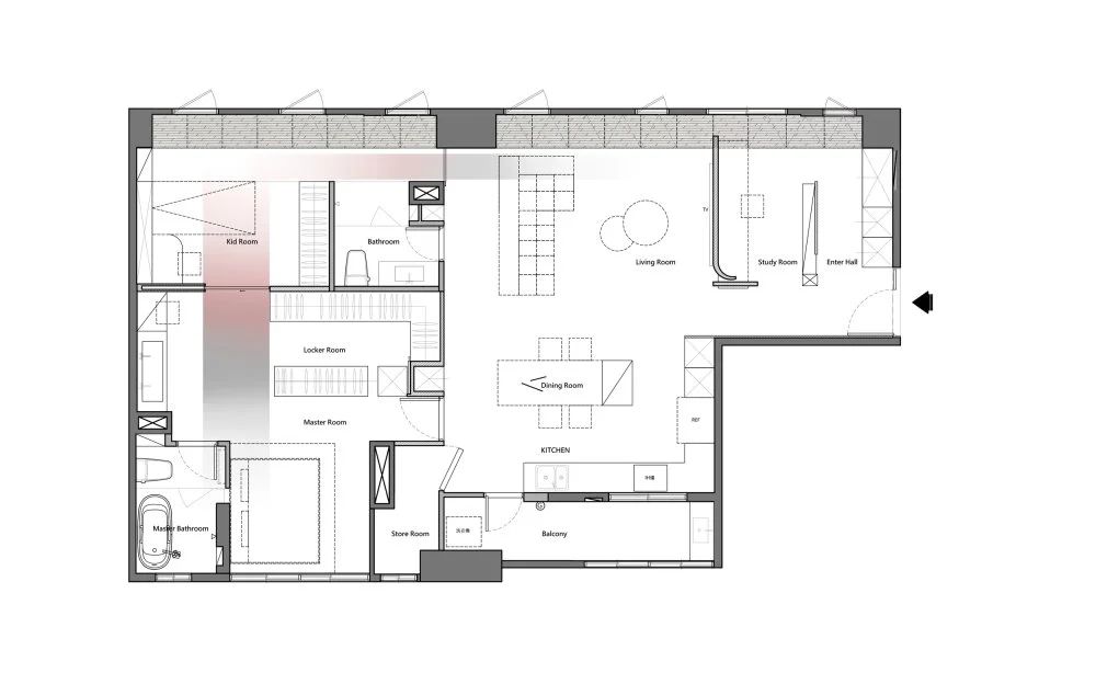 35 坪中古屋改造丨中国台北丨虫点子创意设计-5