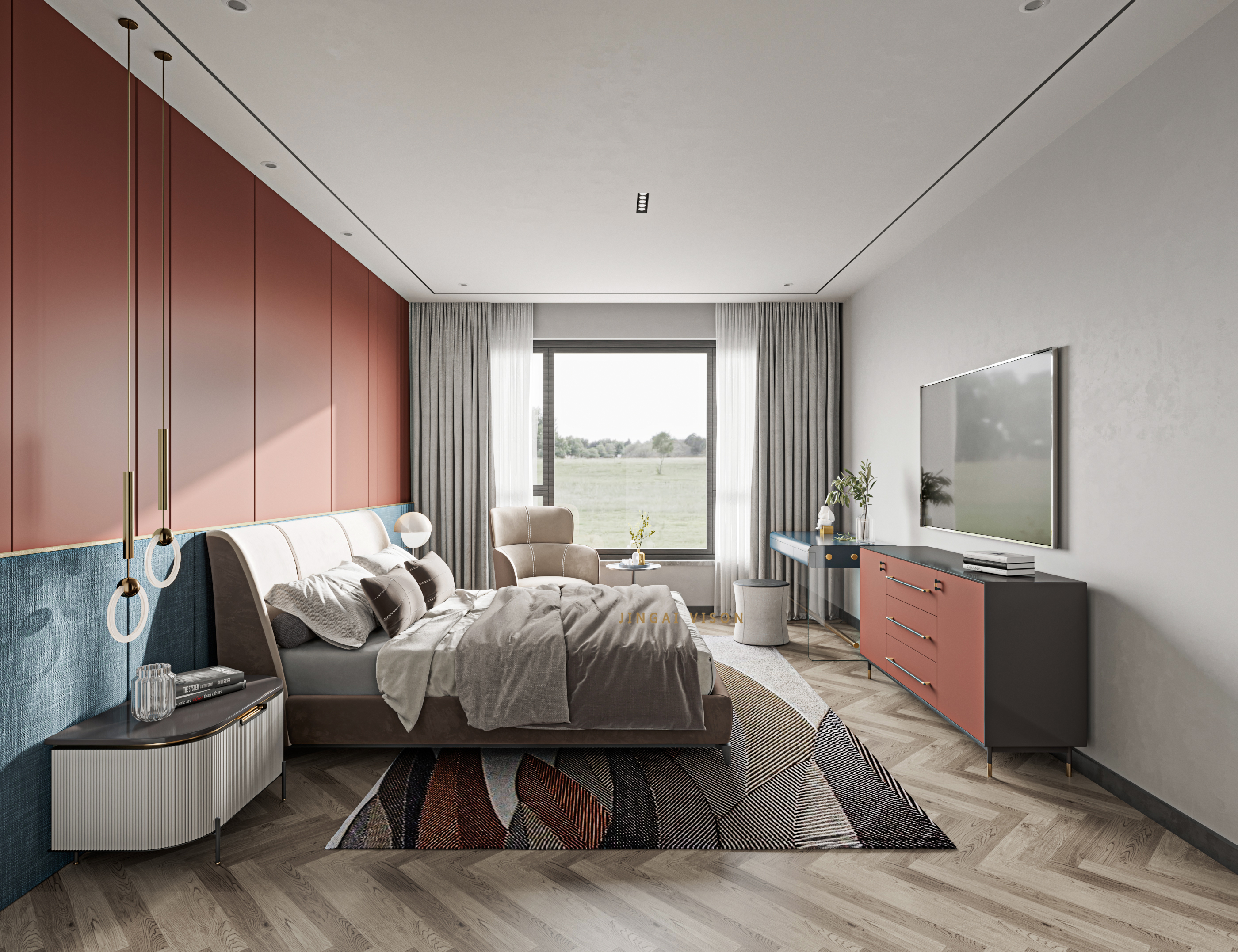 现代简约客厅设计，演绎舒适生活美学-10