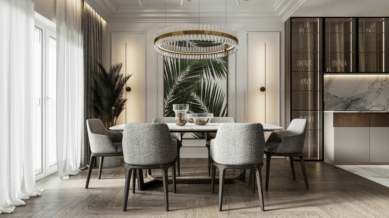 100㎡灰色系公寓设计 简约而时尚-4