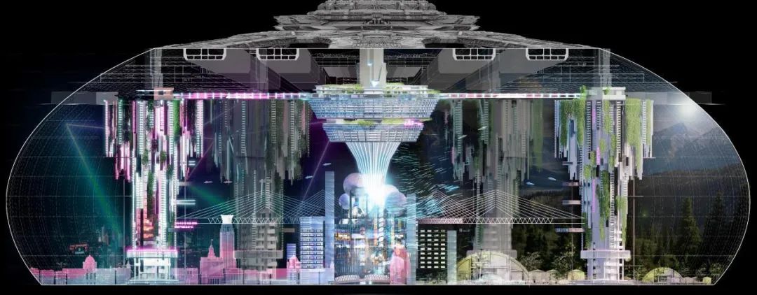 太酷啦！同济大学毕设斩获ACF入围奖！植入“流浪地球”的数字生命概念！“实体建筑+虚拟叠加”让数字现实相融，打造上海地下城！-134