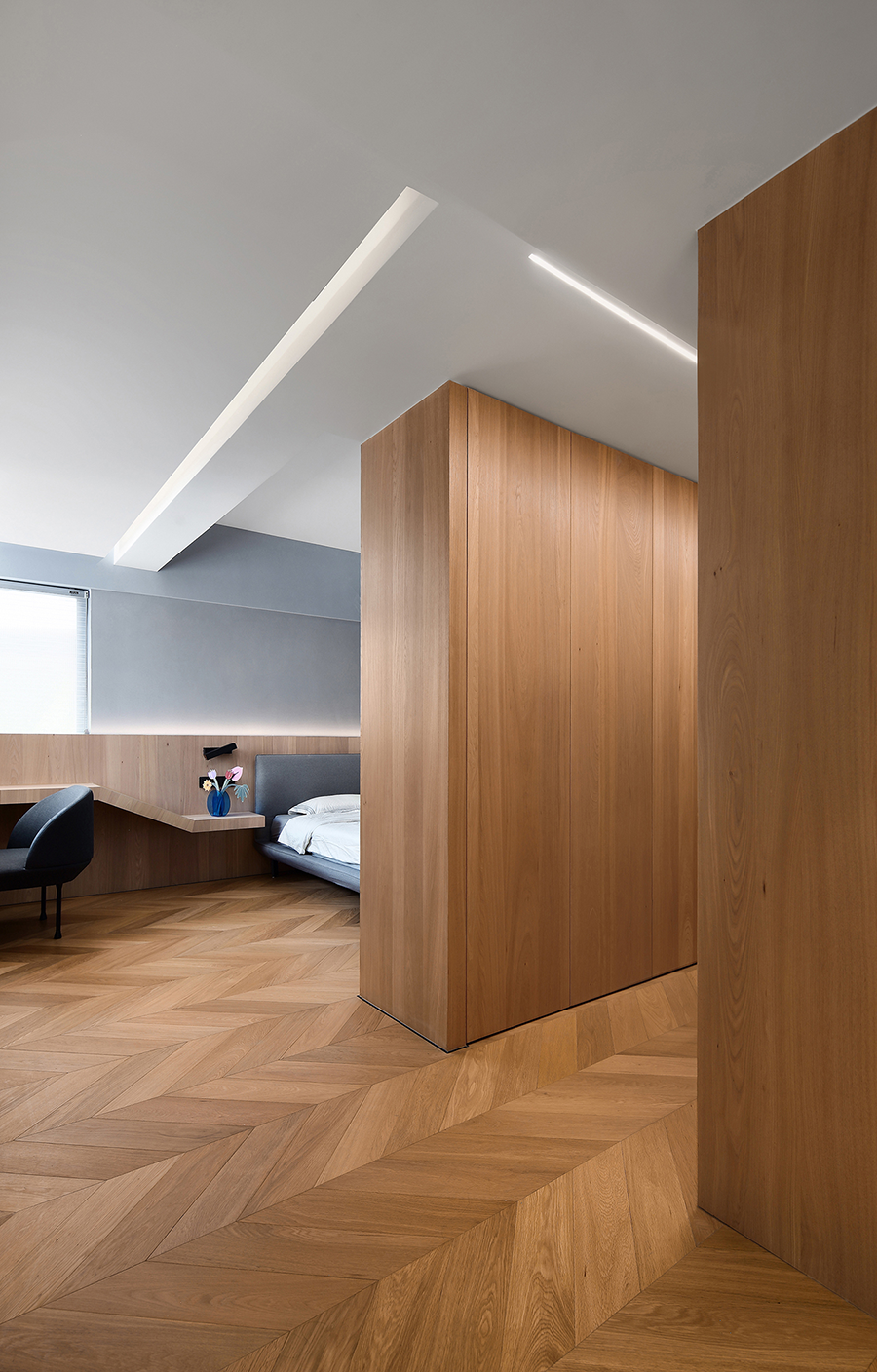 广州极简原木风的住宅-42