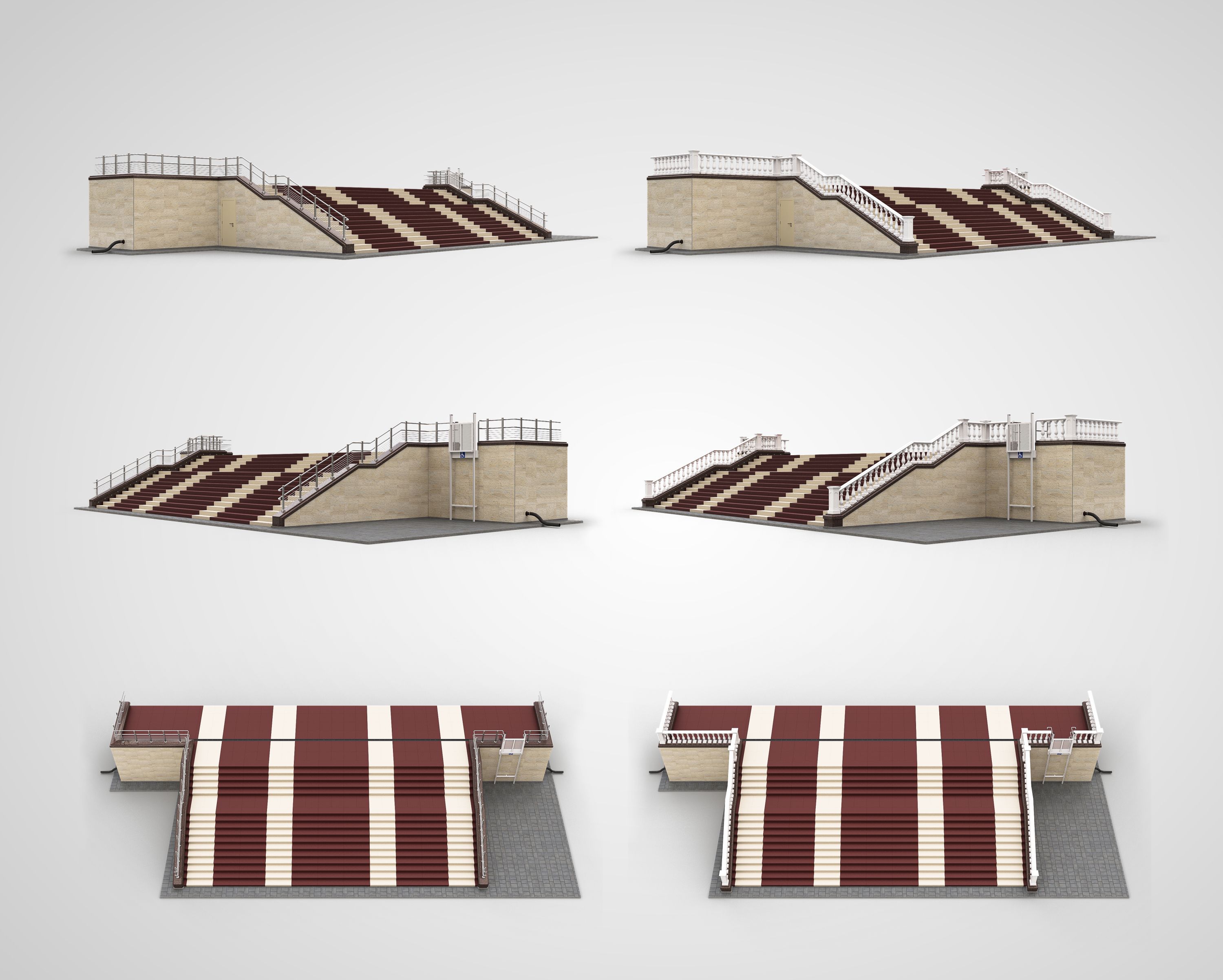 Дизайн-проект лестницы входной группы Дворца культуры-5