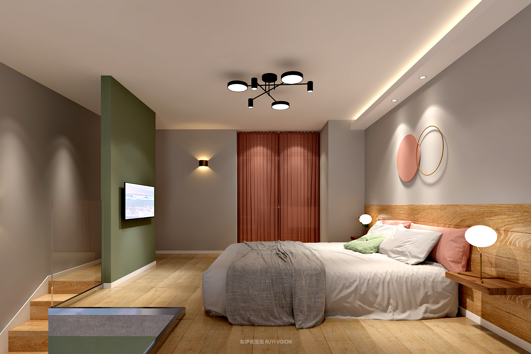 现代家装设计典范 | 如伊视觉呈现商业娱乐空间艺术-23