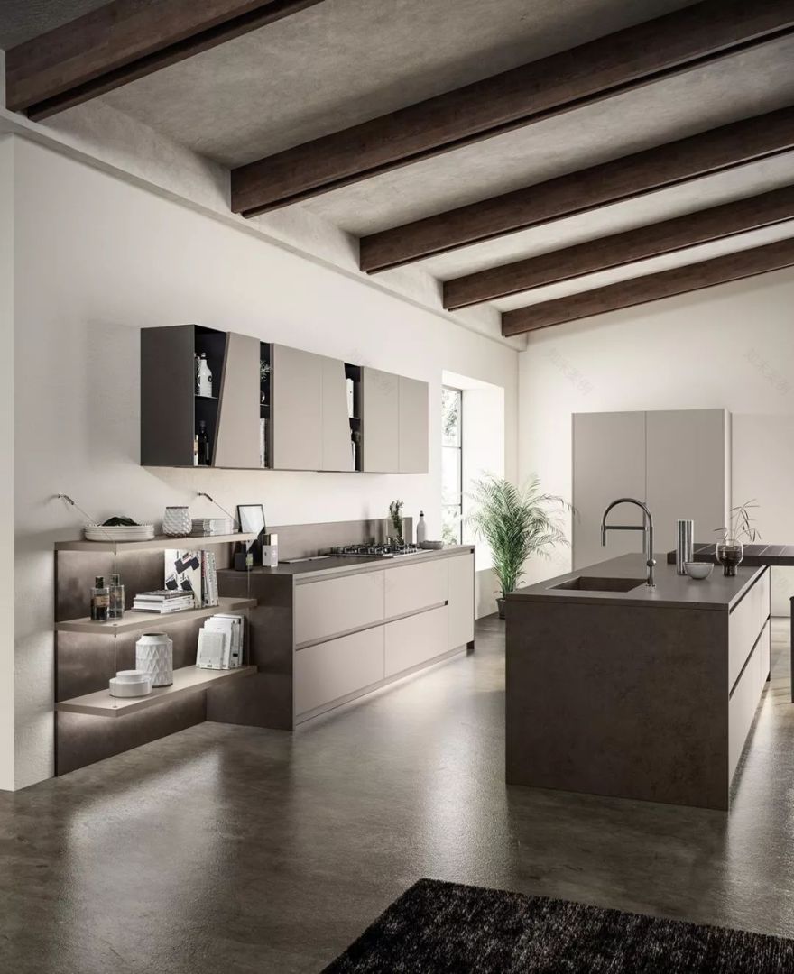 开放式厨房设计美学与实用兼具-77