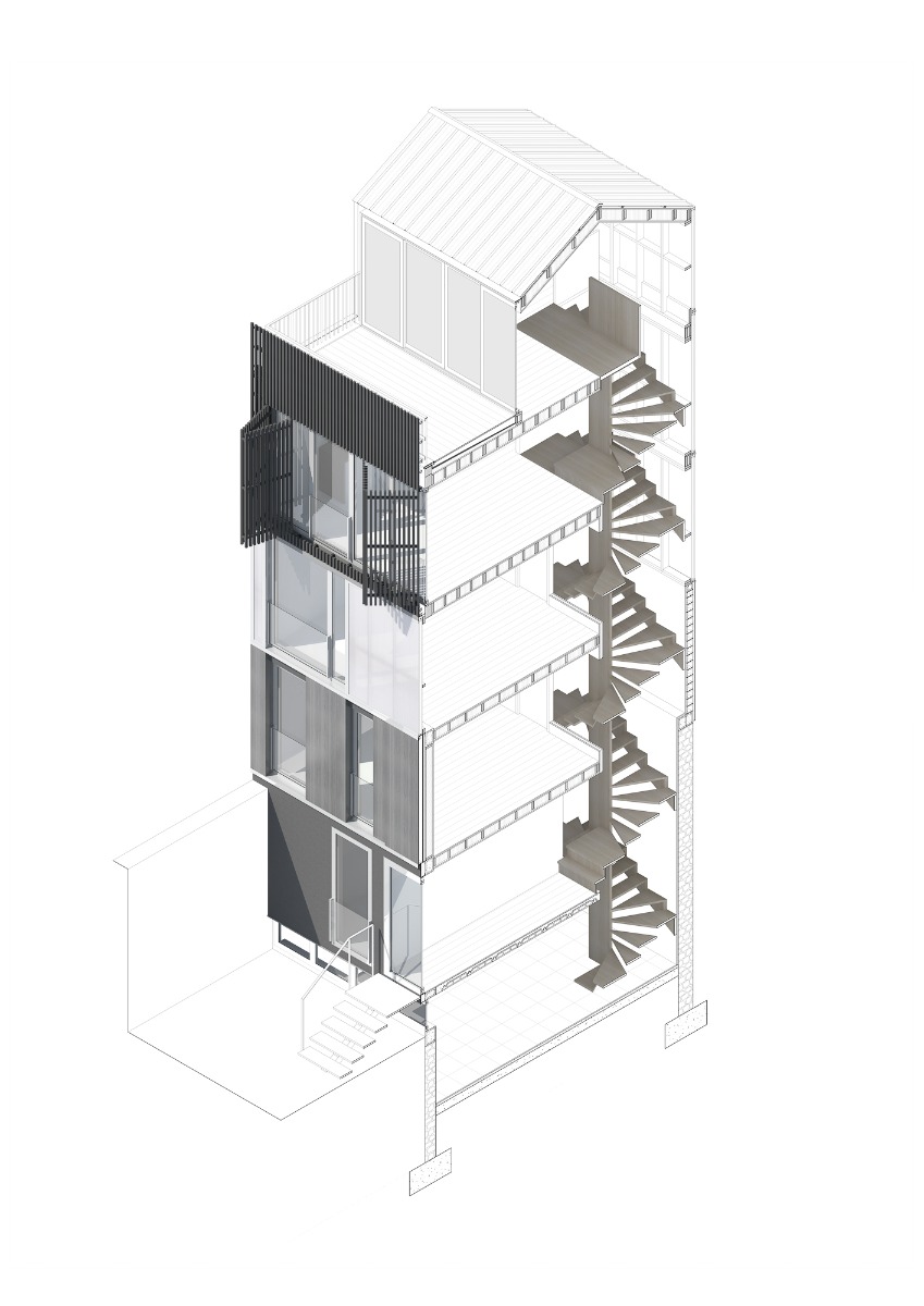 巴黎屋顶加建项目丨法国巴黎丨JAVA Architecture-46