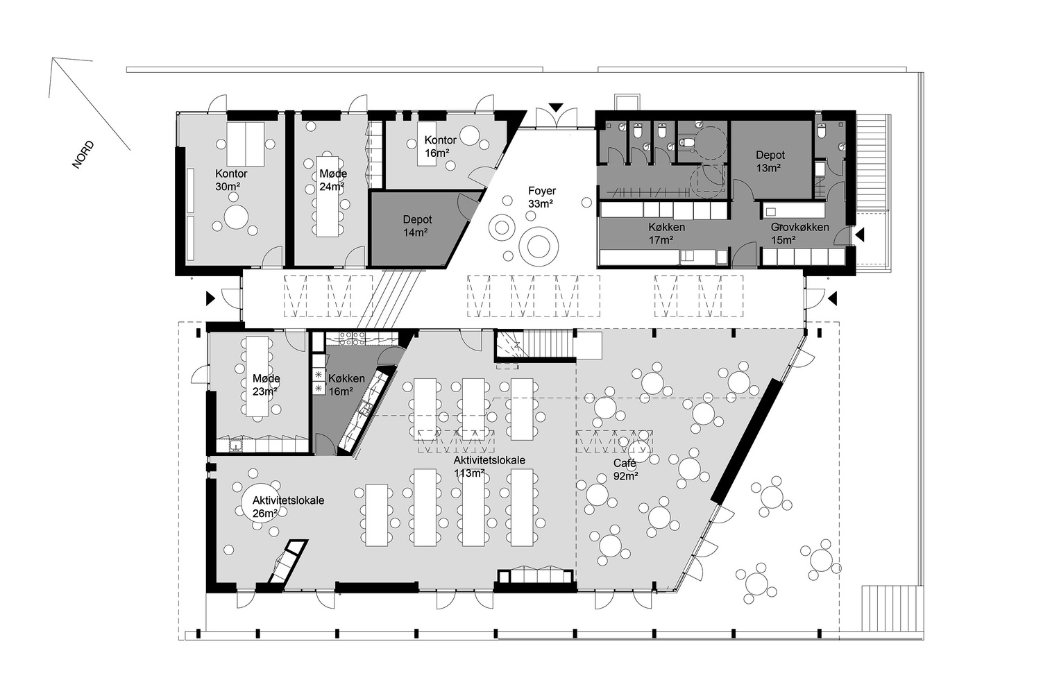 丹麦希姆兰住房协会翻新项目 · 预制住宅的现代转变-85