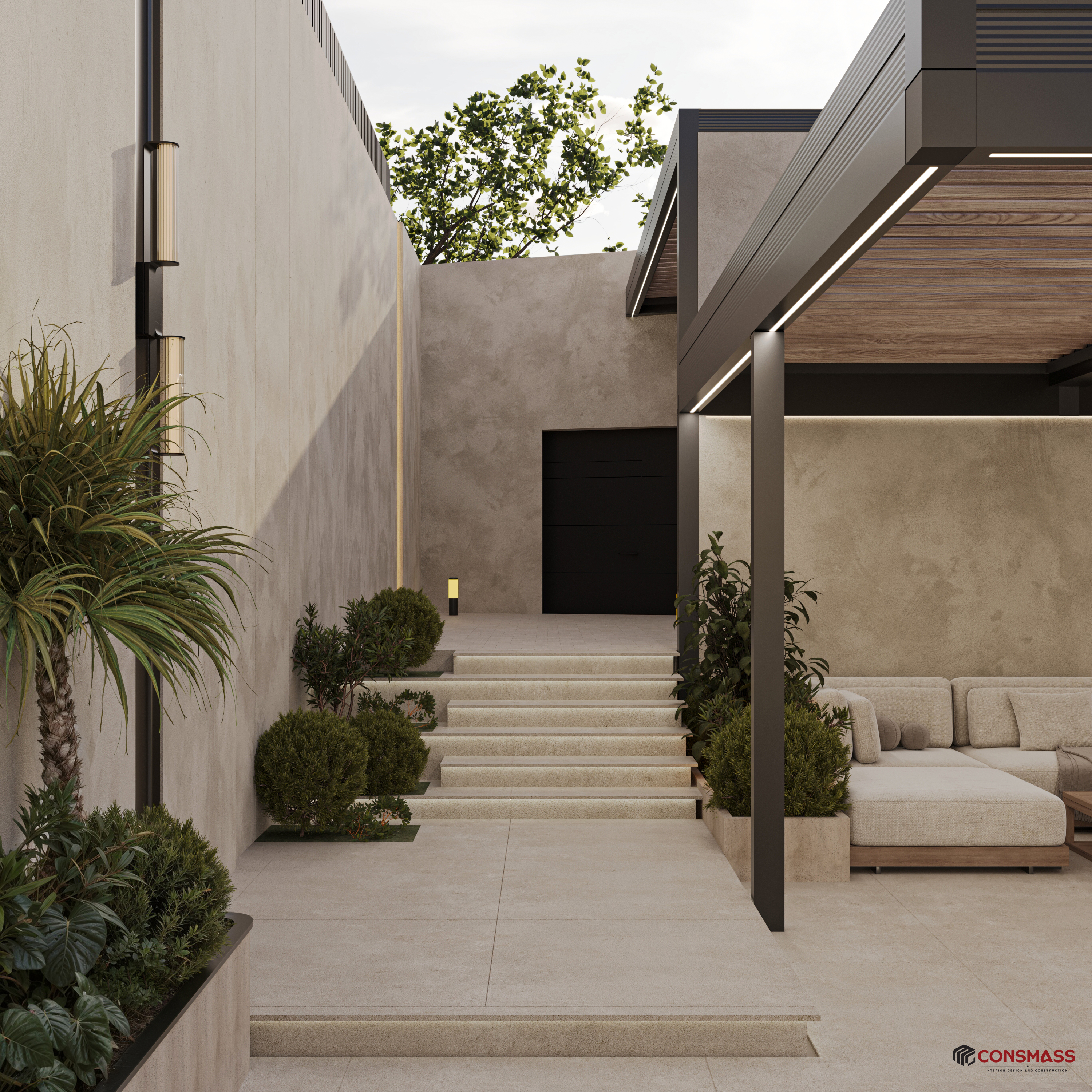 景观设计及别墅立面设计丨埃及-13