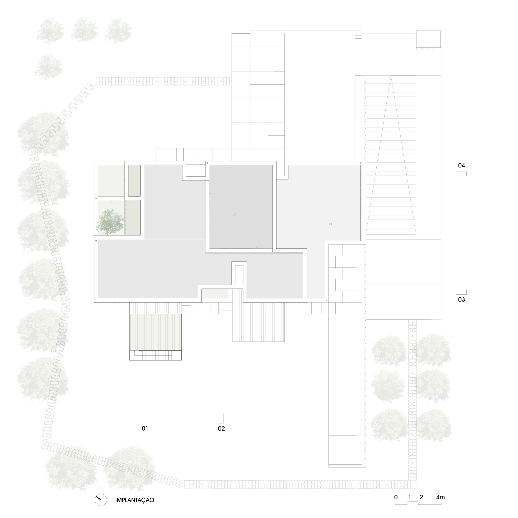 白色立方体别墅 | 打造室内外透明感-19