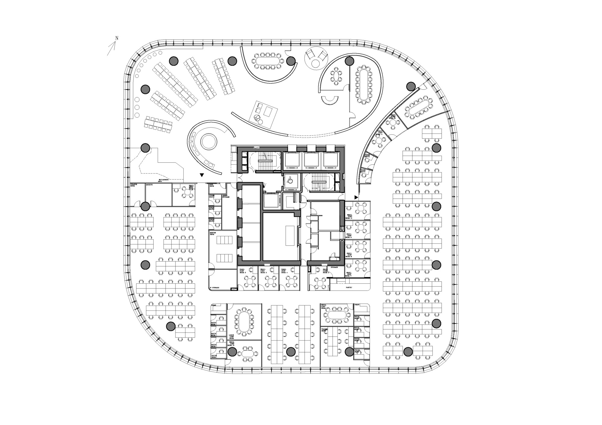 光办公室的绕组框架丨中国上海丨HCCH Studio-12