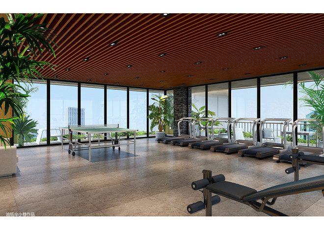 天城物业楼800平米办公空间装修案例-16