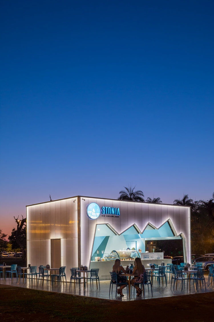 巴西 STONIA ICE CREAMLAND 餐厅丨mínimo arquitetura e design-29