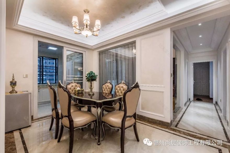 赣州中央星城简约欧风家居设计-35