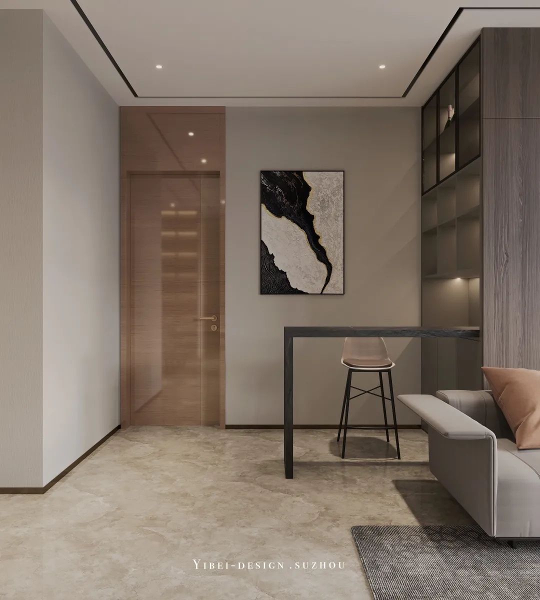 雅居苏韵 · 灰色调家装设计丨中国苏州丨一贝设计-9