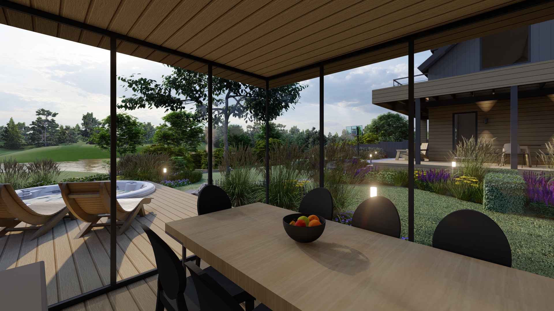 Oka河畔夏季别墅景观美化项目-24