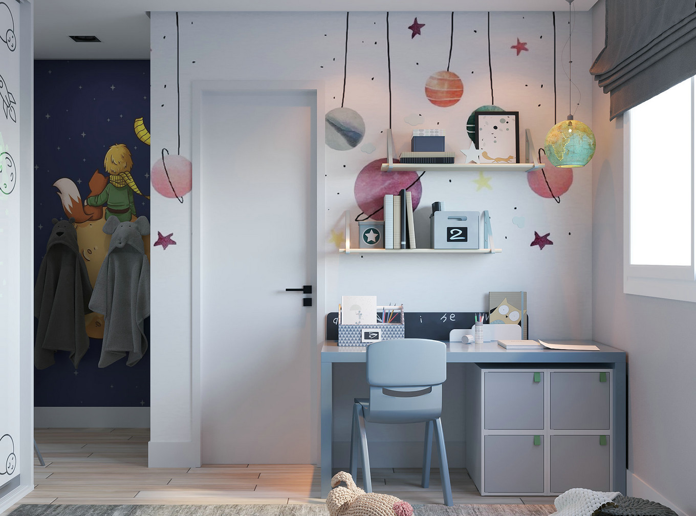 简约前卫现代风，清新美好空间-15